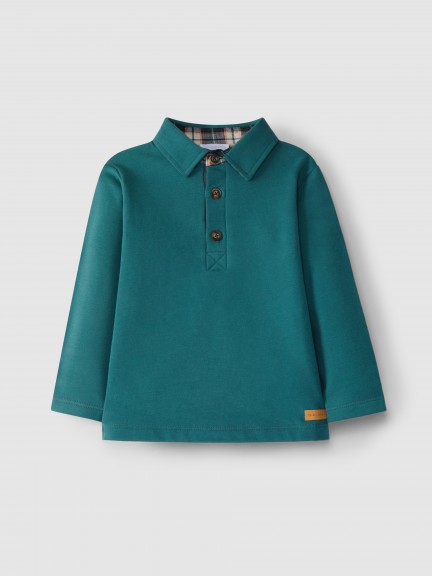 Pointy collar polo shirt Pointy collar polo shirt