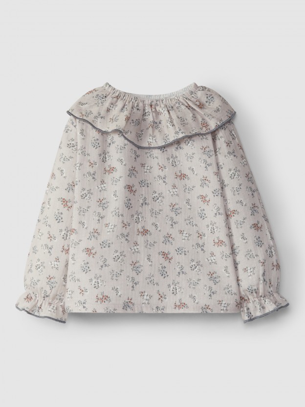 Floral muslin blouse Floral muslin blouse