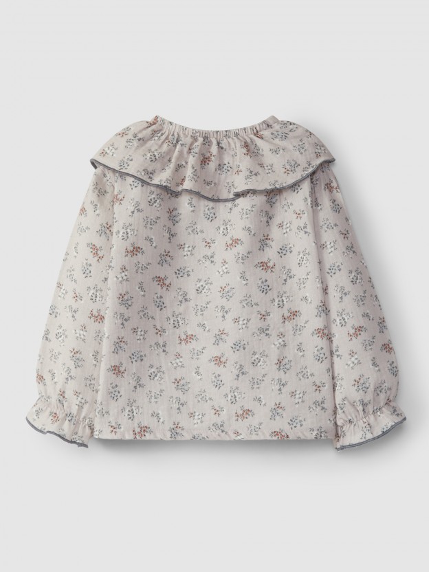 Floral muslin blouse Floral muslin blouse