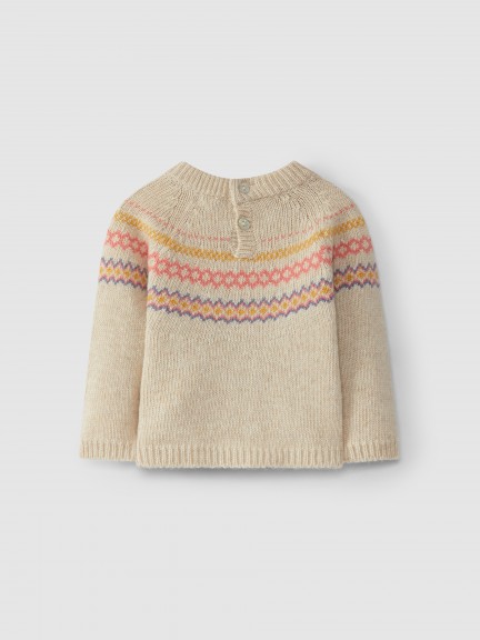 Camiseta punto jacquard Camiseta punto jacquard