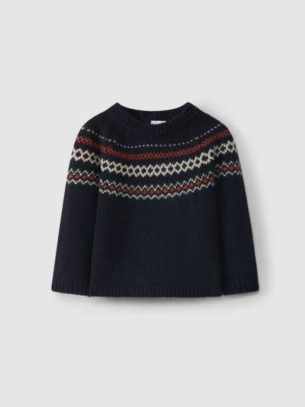 Camiseta punto jacquard Camiseta punto jacquard