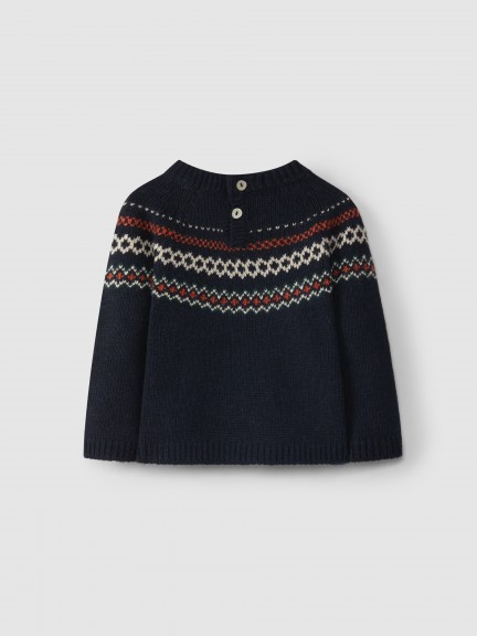 Camiseta punto jacquard Camiseta punto jacquard