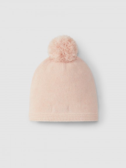Knitted pom pom beanie Knitted pom pom beanie