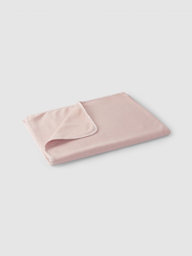 Herringbone knit baby wrap
