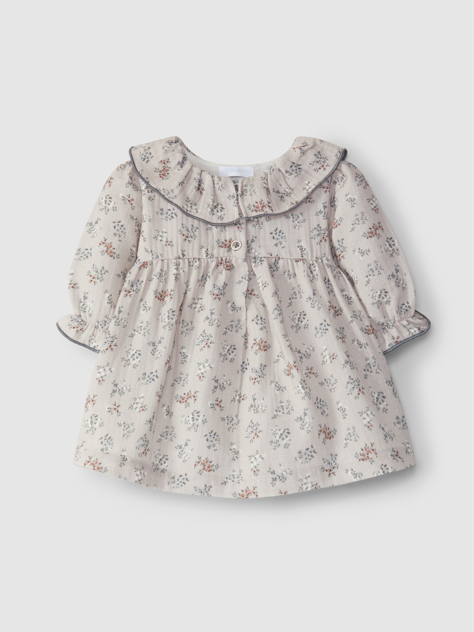 Floral muslin dress