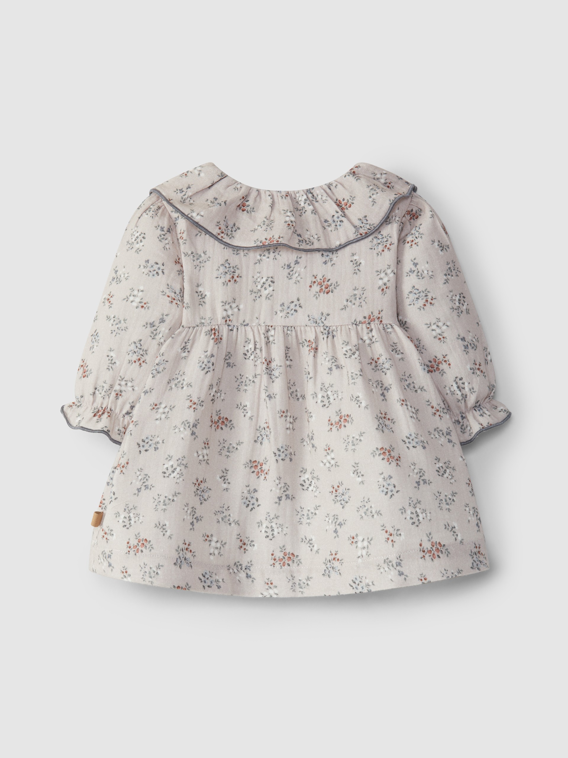 Floral muslin dress