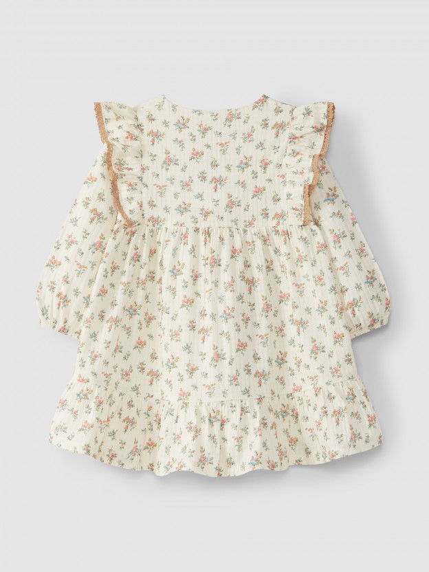 Floral muslin dress Floral muslin dress