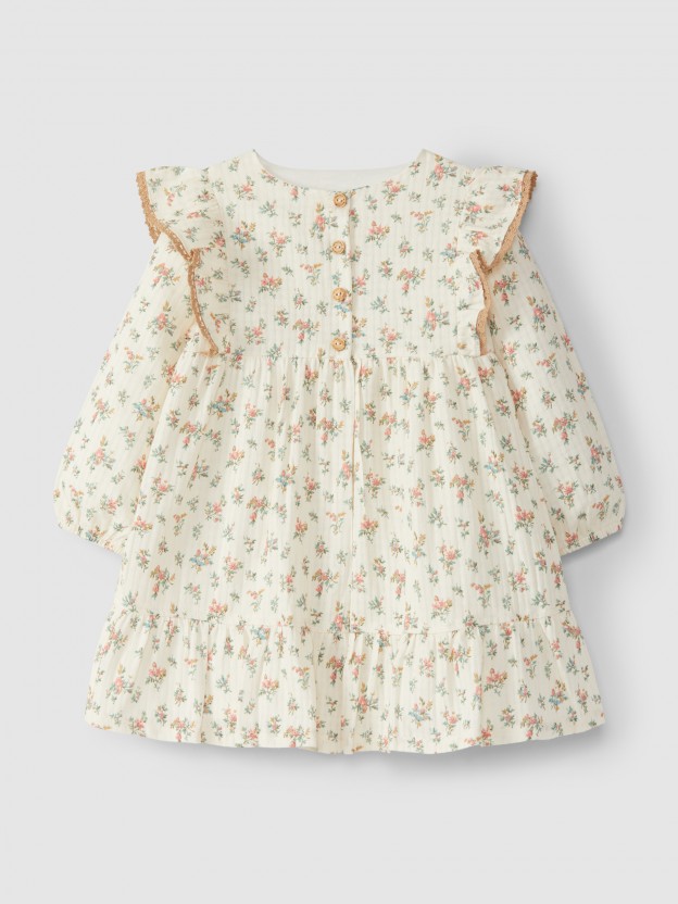 Floral muslin dress Floral muslin dress
