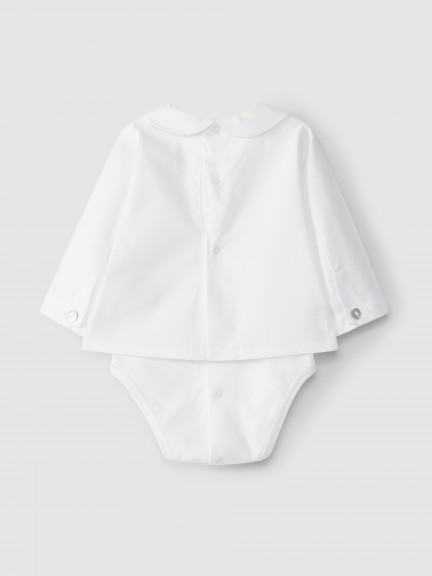 Body Camisa cuello redondo Body Camisa cuello redondo