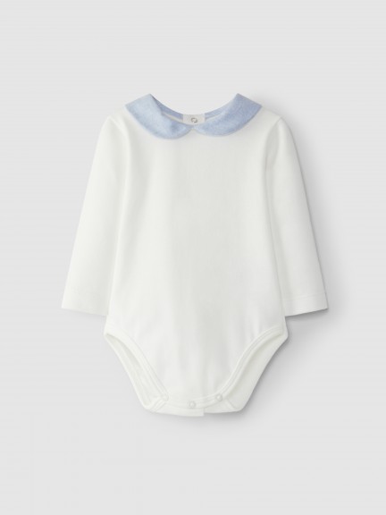 Bodysuit peter pan collar