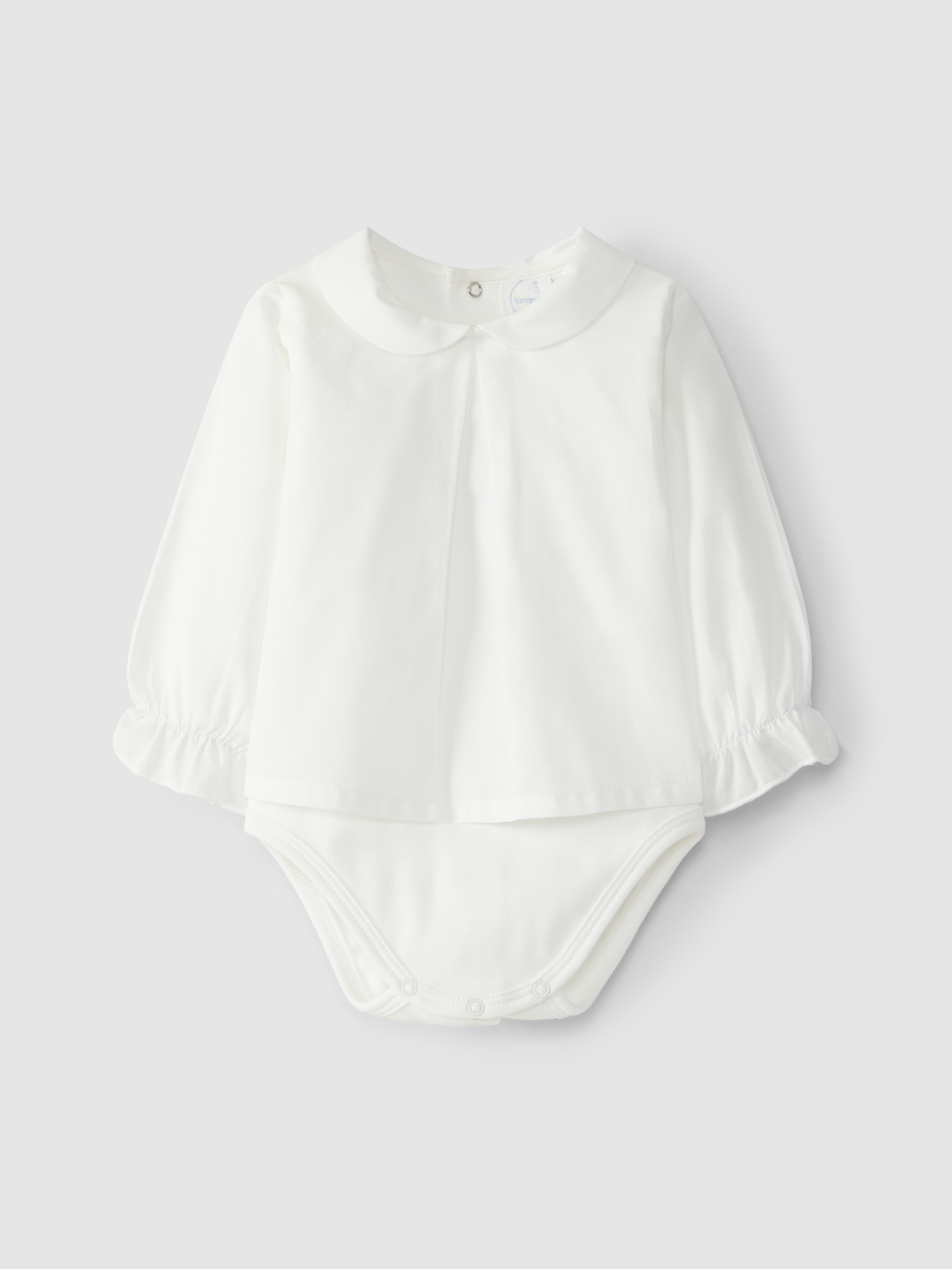 Body-blouse long sleeve round neck