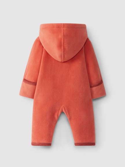 Hooded fleece jumpsuit Hooded fleece jumpsuit