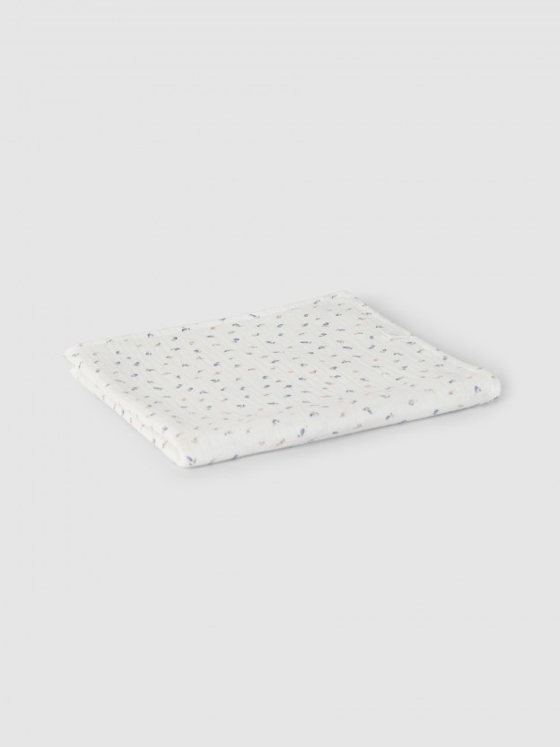Two-pack printed burping cloth Two-pack printed burping cloth