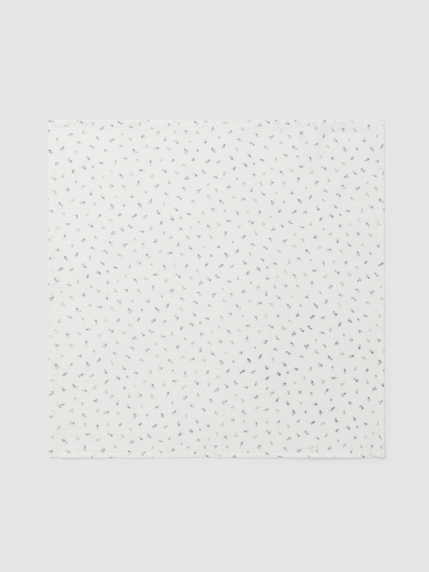 Two-pack printed burping cloth Two-pack printed burping cloth
