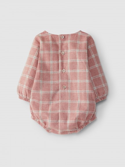 Long-sleeve plaid shortie Long-sleeve plaid shortie