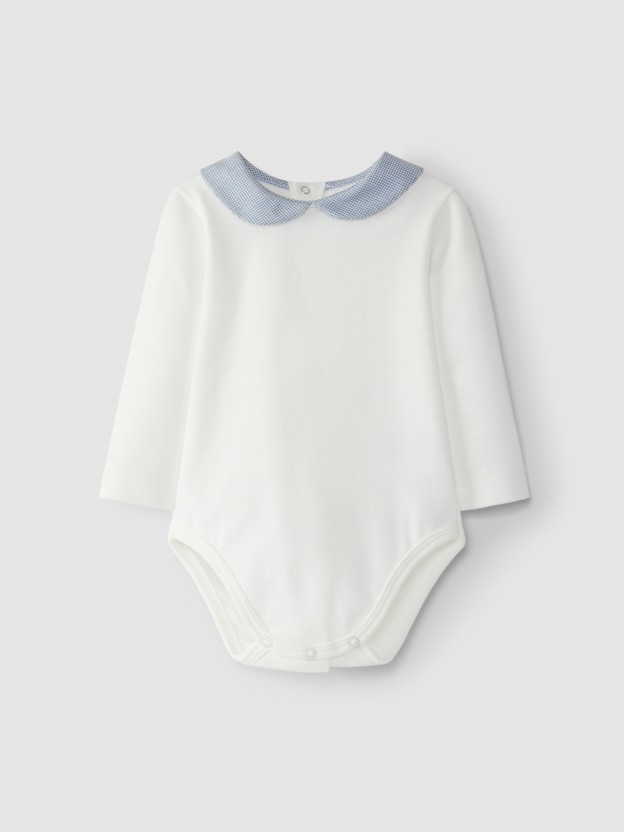 Bodysuit peter pan collar Bodysuit peter pan collar