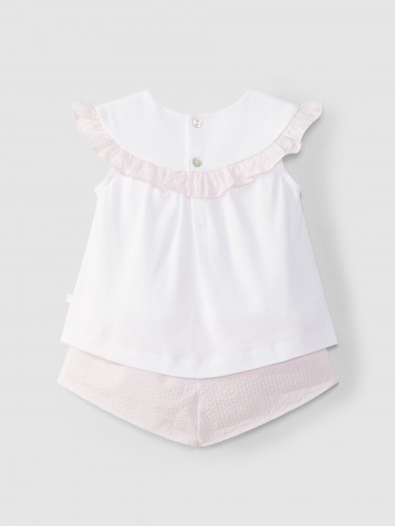 Pyjama vichy with ruffle Pyjama vichy with ruffle