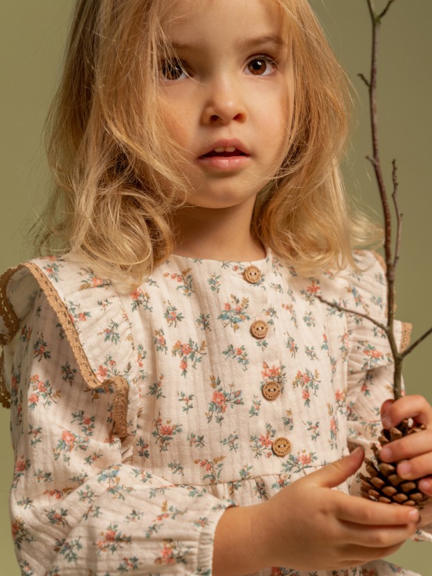 Floral muslin dress Floral muslin dress