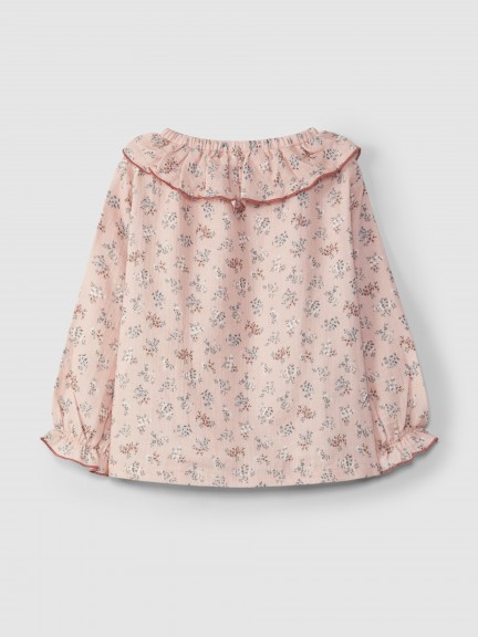 Blusa de muselina floral Blusa de muselina floral