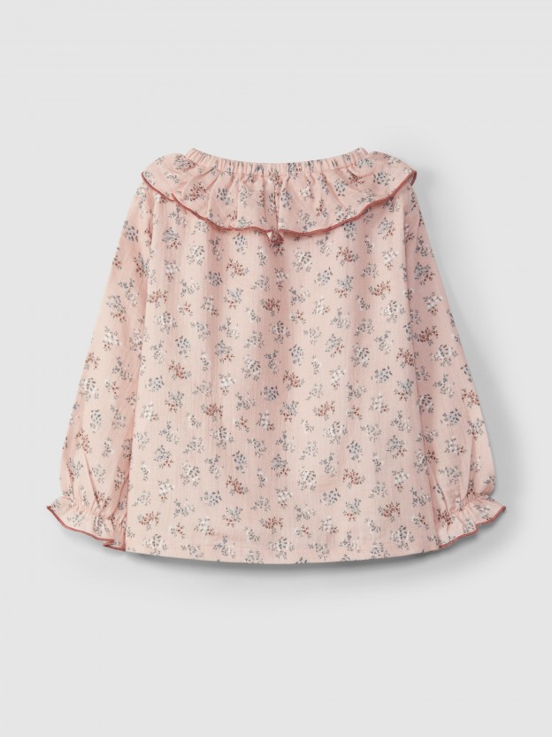 Floral muslin blouse Floral muslin blouse