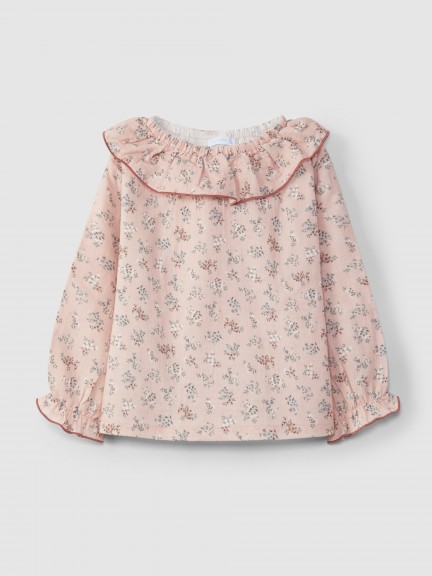Blusa de muselina floral Blusa de muselina floral