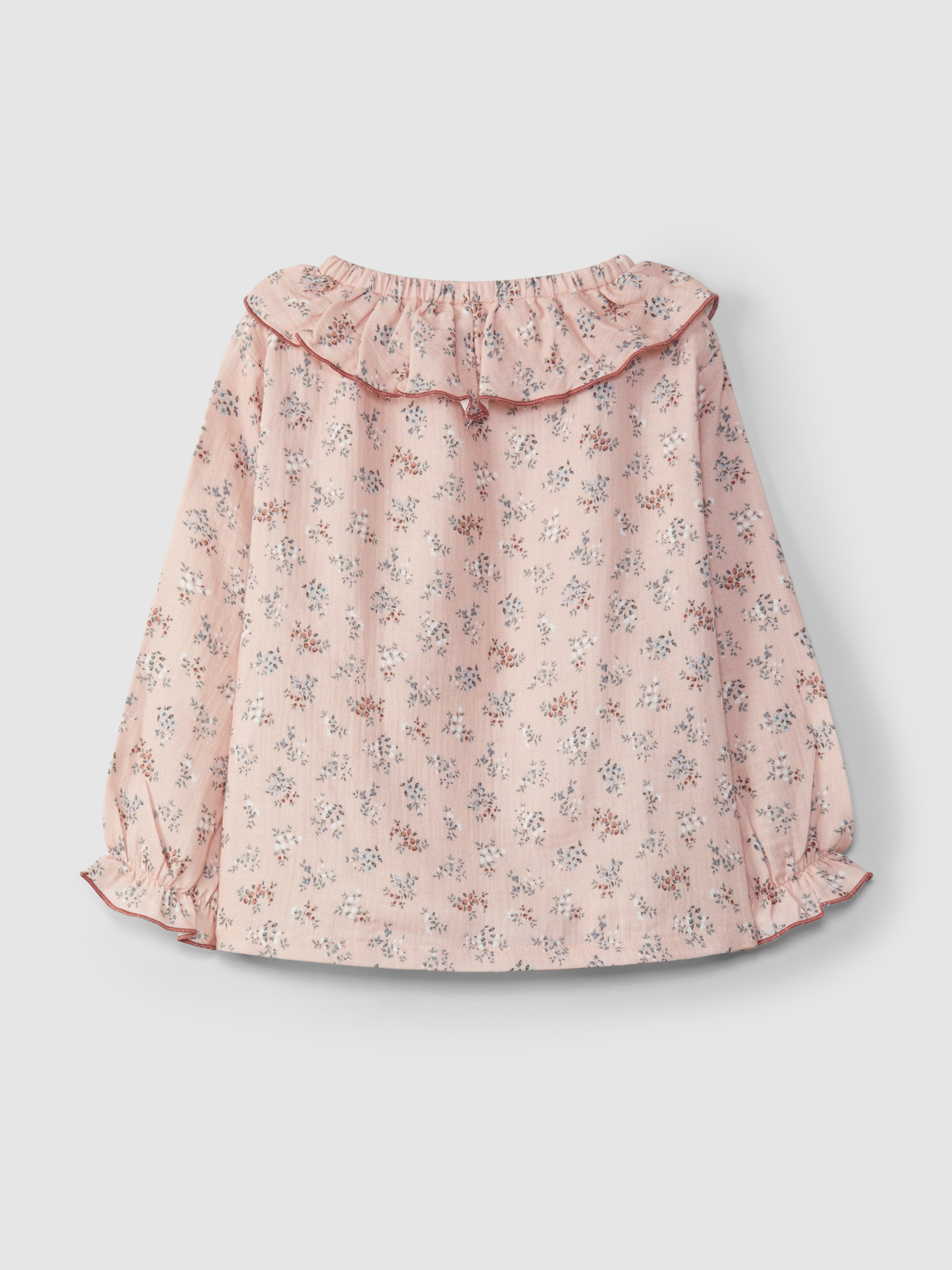 Floral muslin blouse