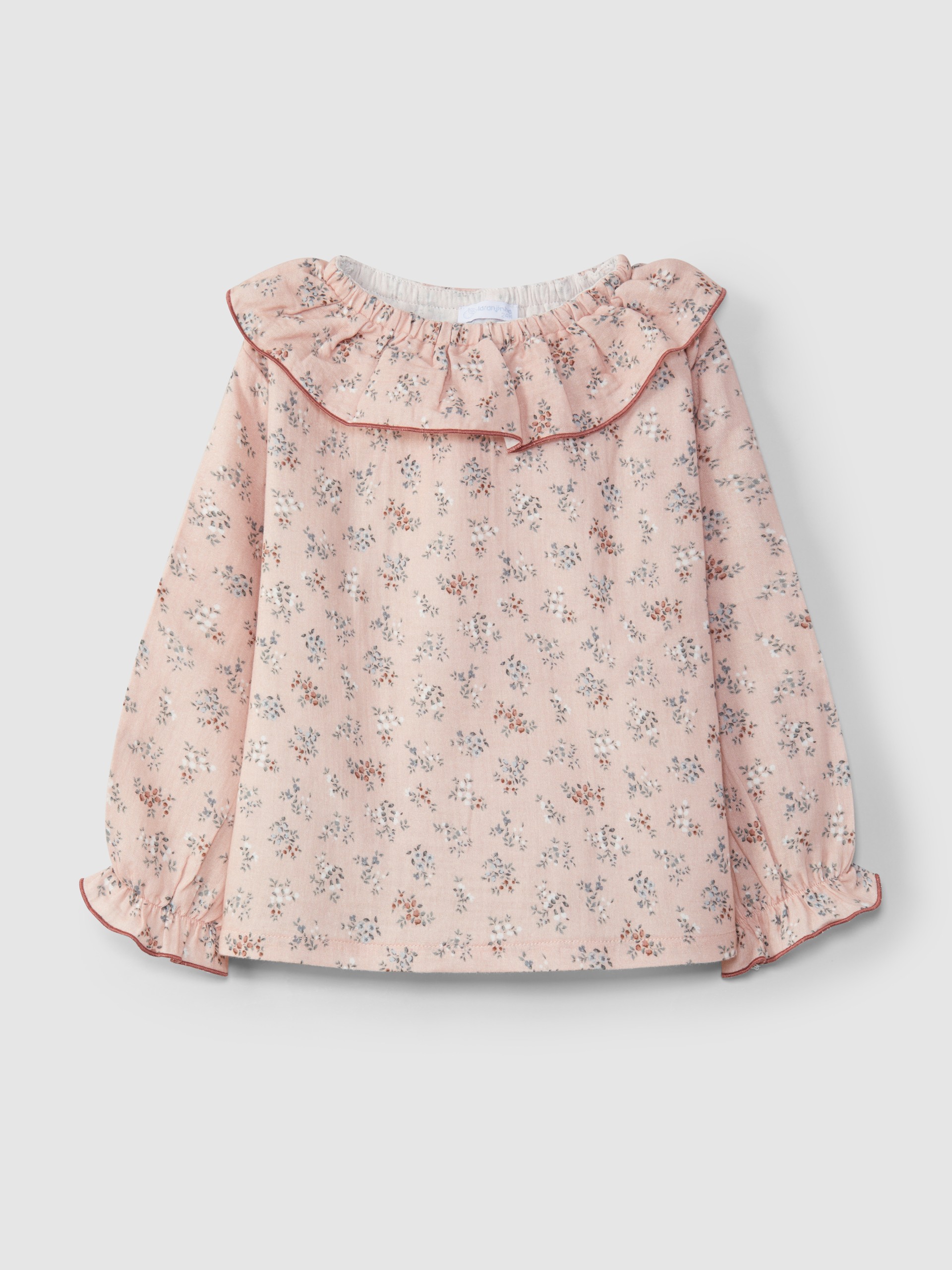 Floral muslin blouse