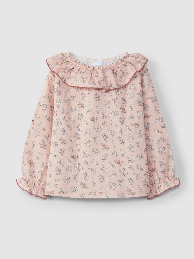 Floral muslin blouse Floral muslin blouse