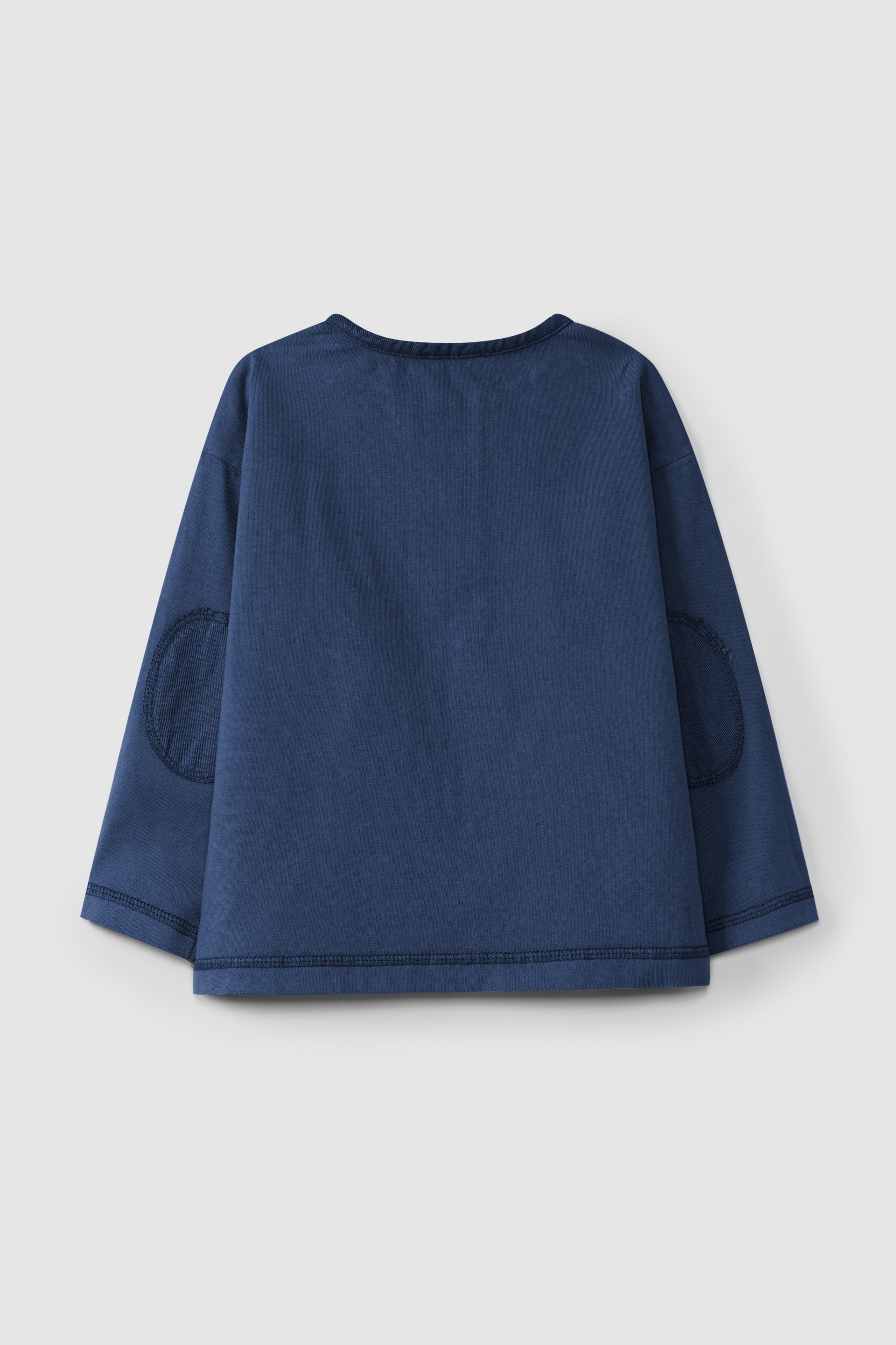 Longsleeve lisa com cotoveleira