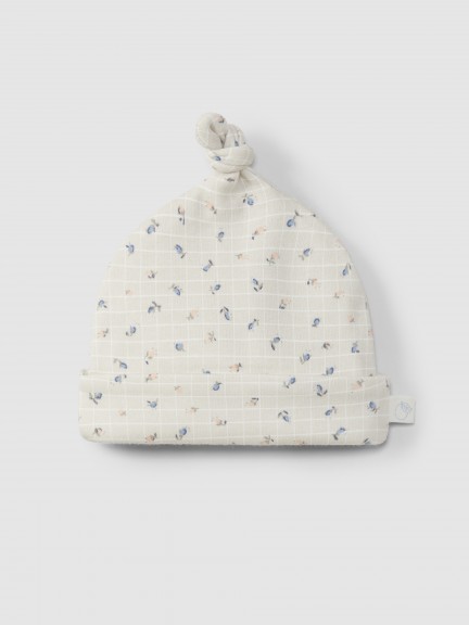 Knot printed hat Knot printed hat