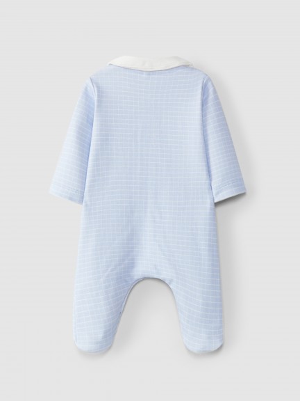 Printed peter pan collar babygrow Printed peter pan collar babygrow