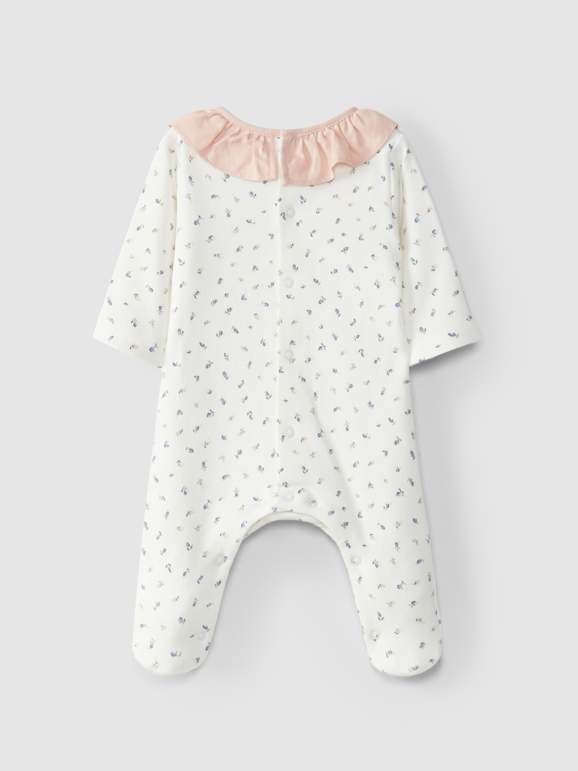 Babygrow estampado gola de folho
