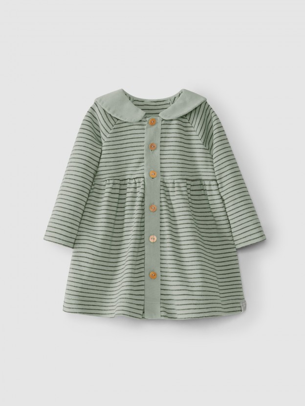Dress stripes organic cotton