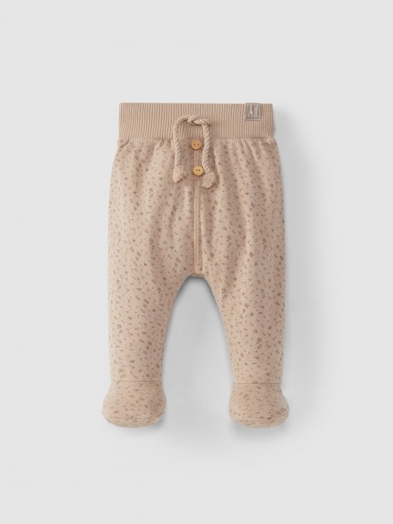 Pantalón estampado con pie Pantalón estampado con pie
