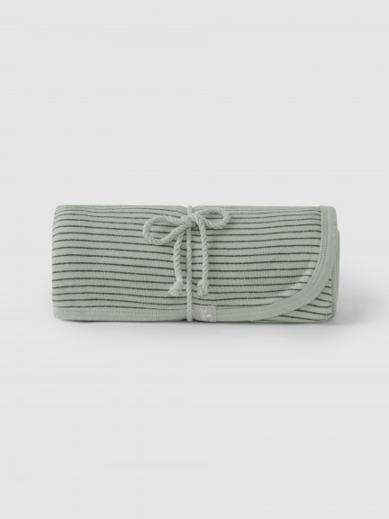 Blanket printed in organic cotton