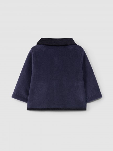 Veste polaire à col et poches Veste polaire à col et poches