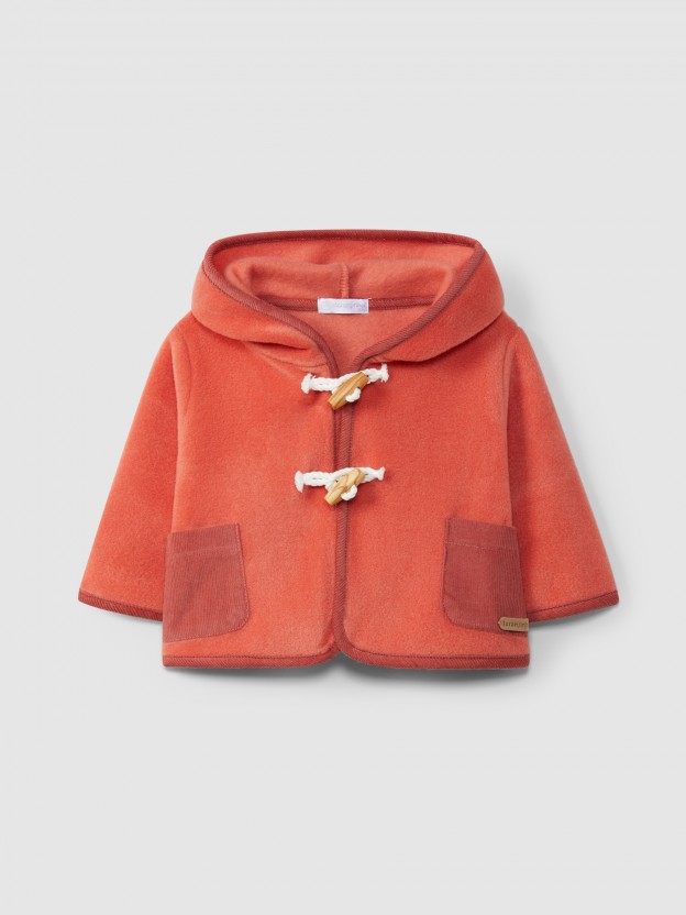 Veste polaire � capuche