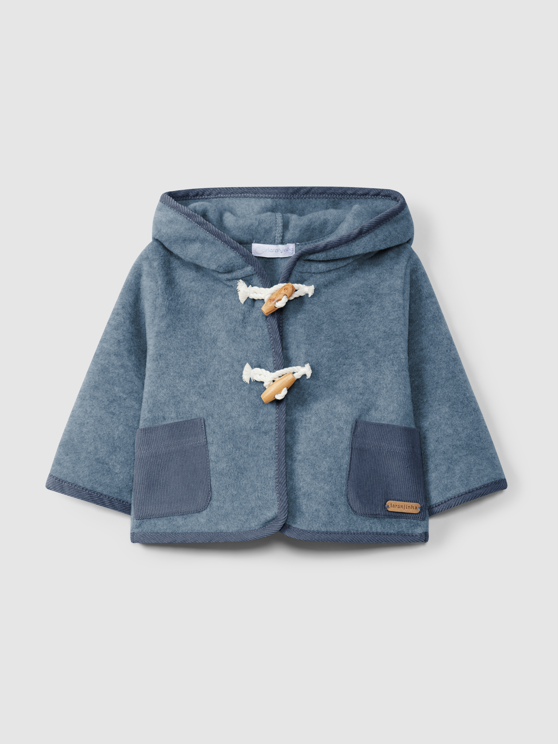 Fleece jacket with hood