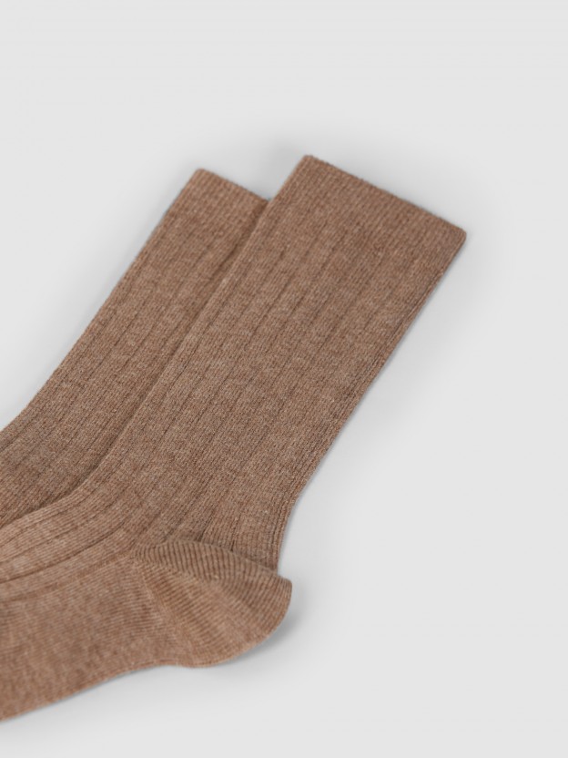 Chaussettes hautes c�tel�es C�ndor