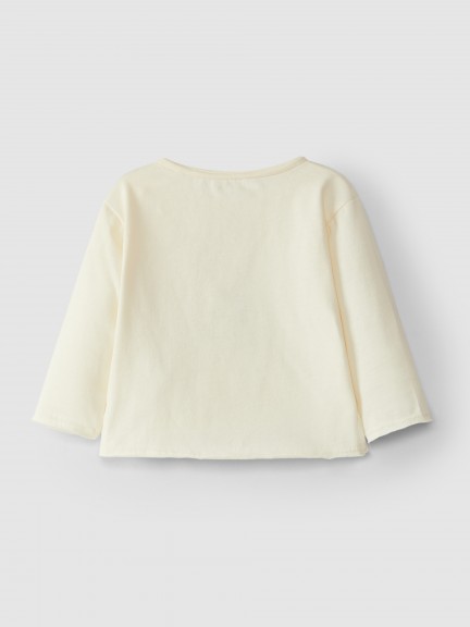 Longsleeve bordada com saco de oferta Longsleeve bordada com saco de oferta