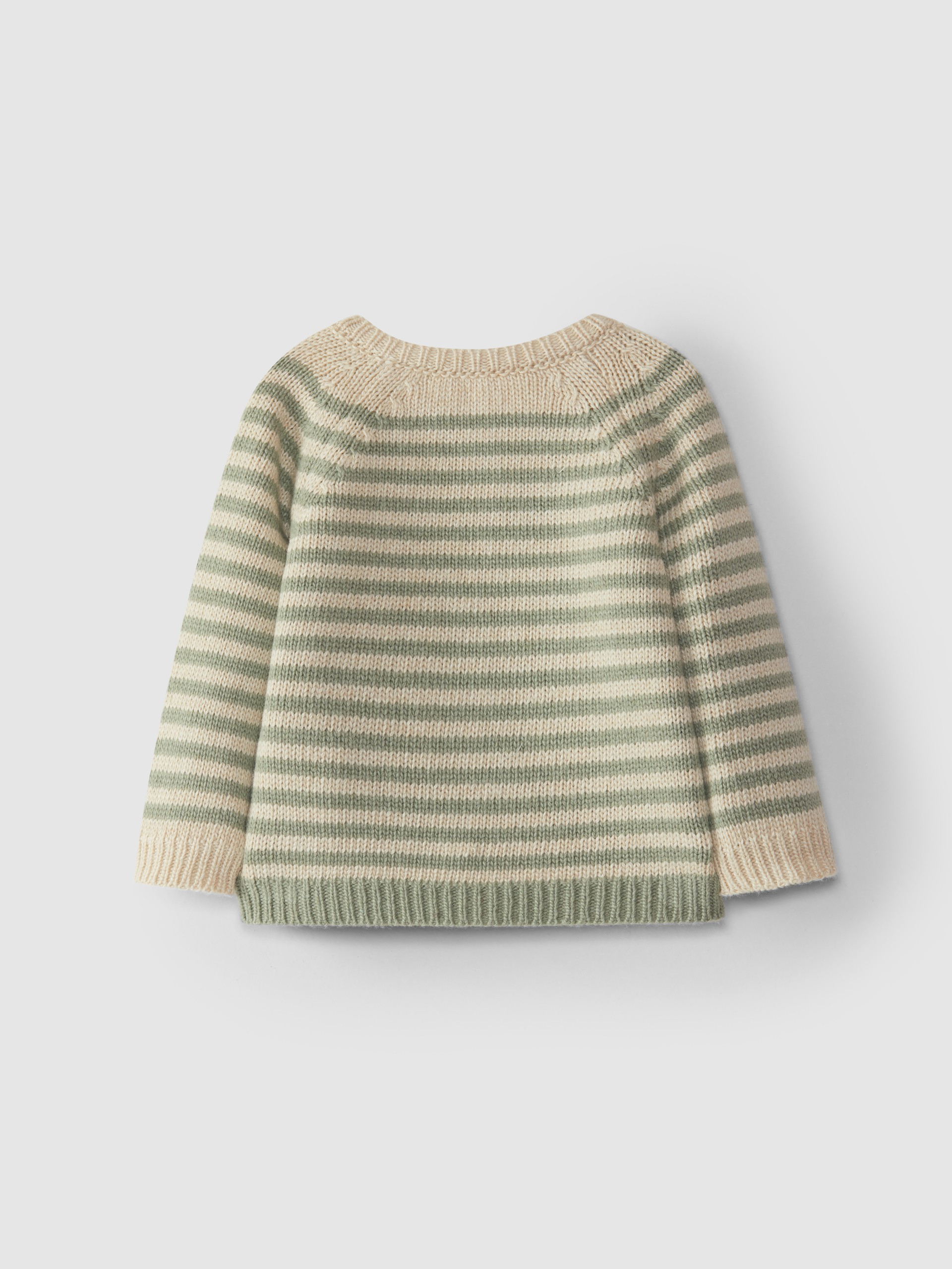 Striped knitted jumper