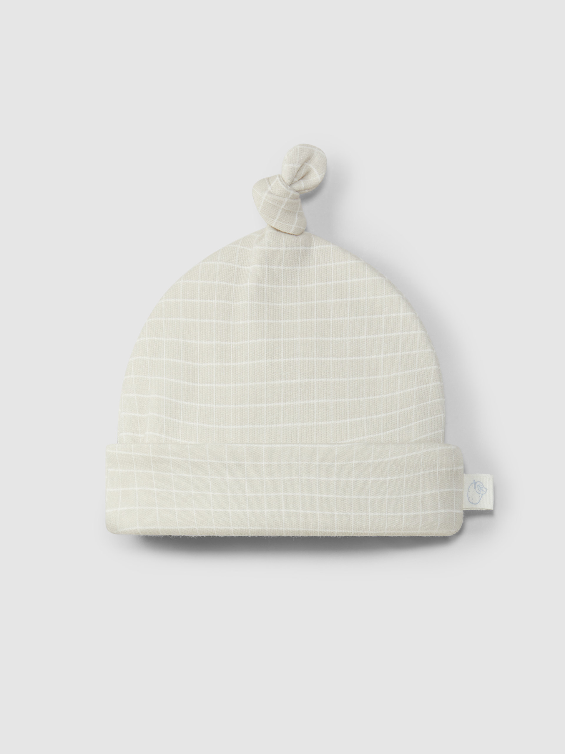 Knot printed hat