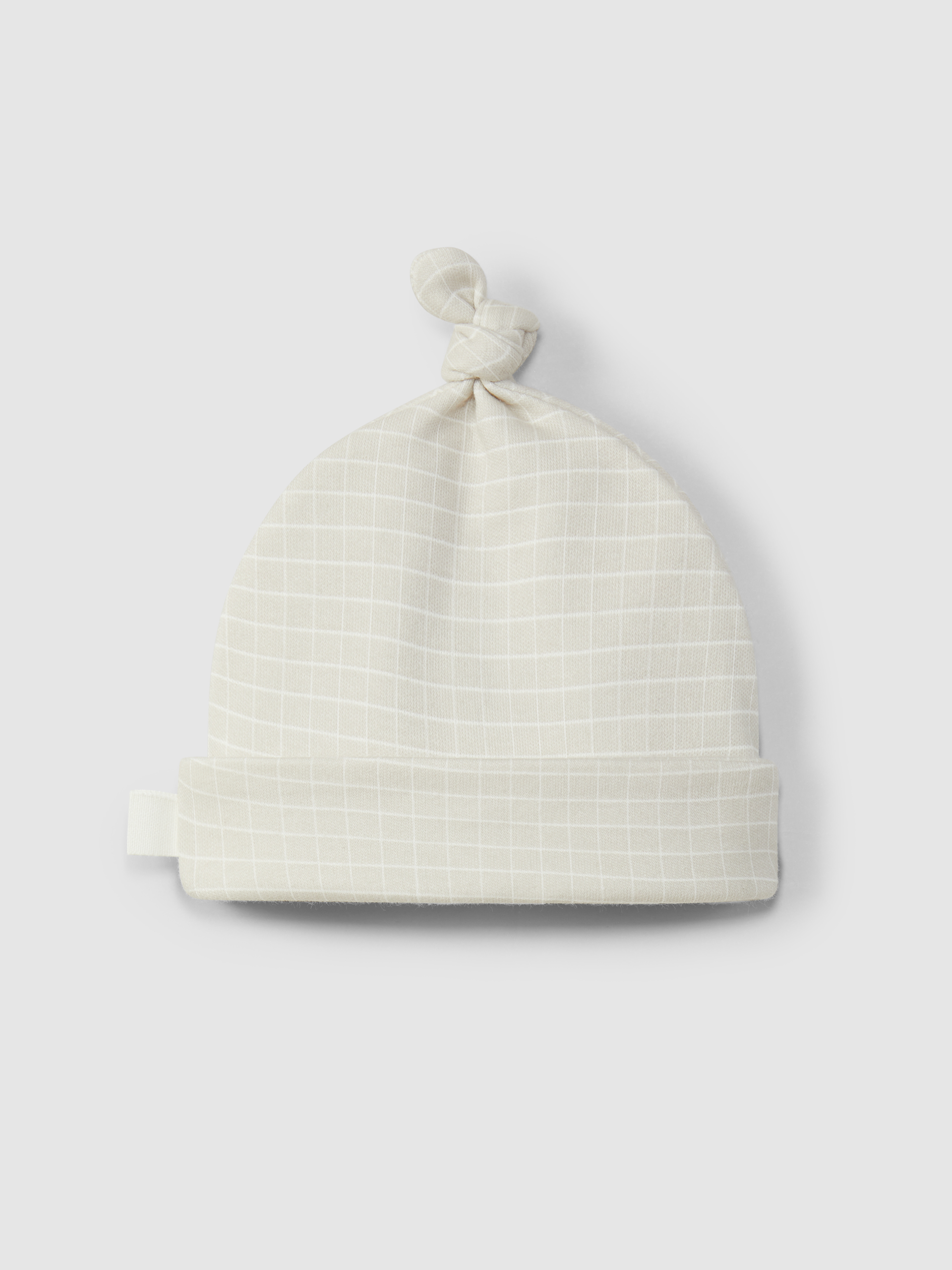 Knot printed hat