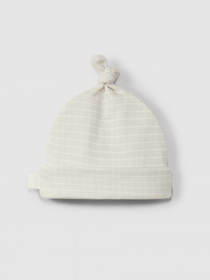 Knot printed hat Knot printed hat