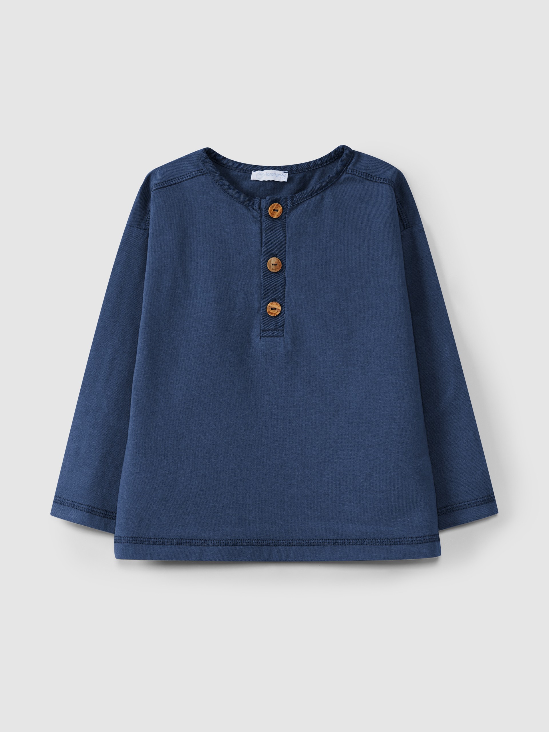 Longsleeve lisa com cotoveleira