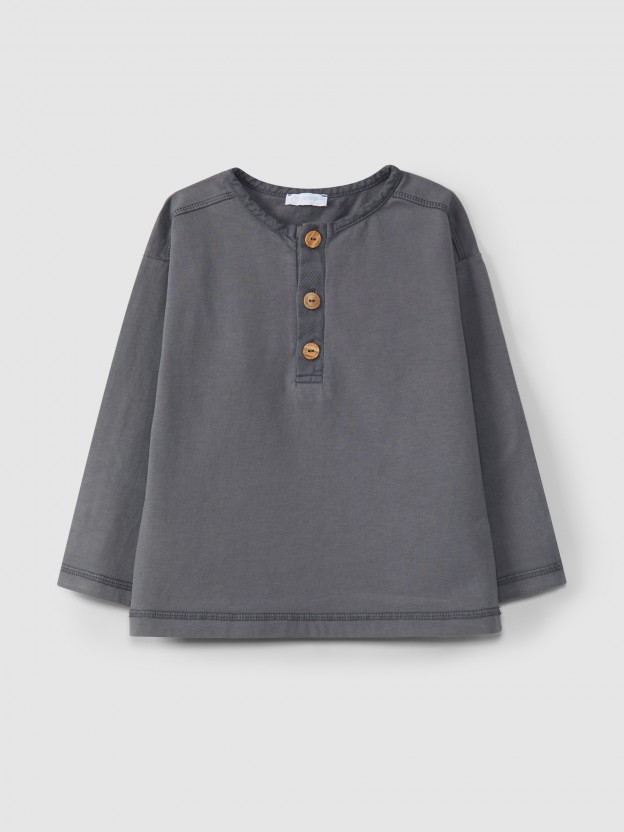 Plain longsleeve with elbow patches Plain longsleeve with elbow patches