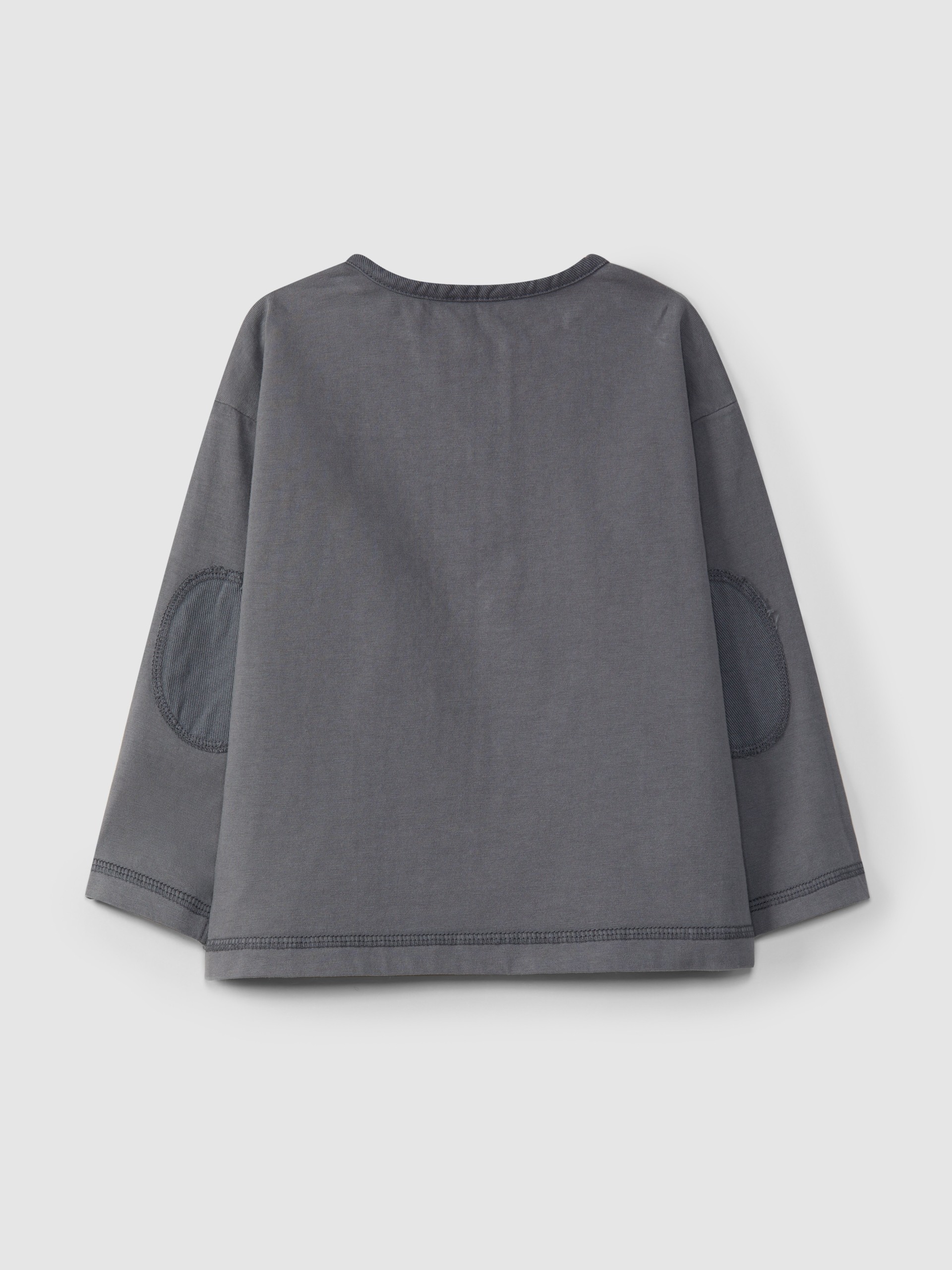 Plain longsleeve with elbow patches