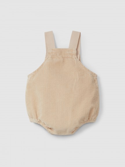 Shortie in organic cotton velvet Shortie in organic cotton velvet