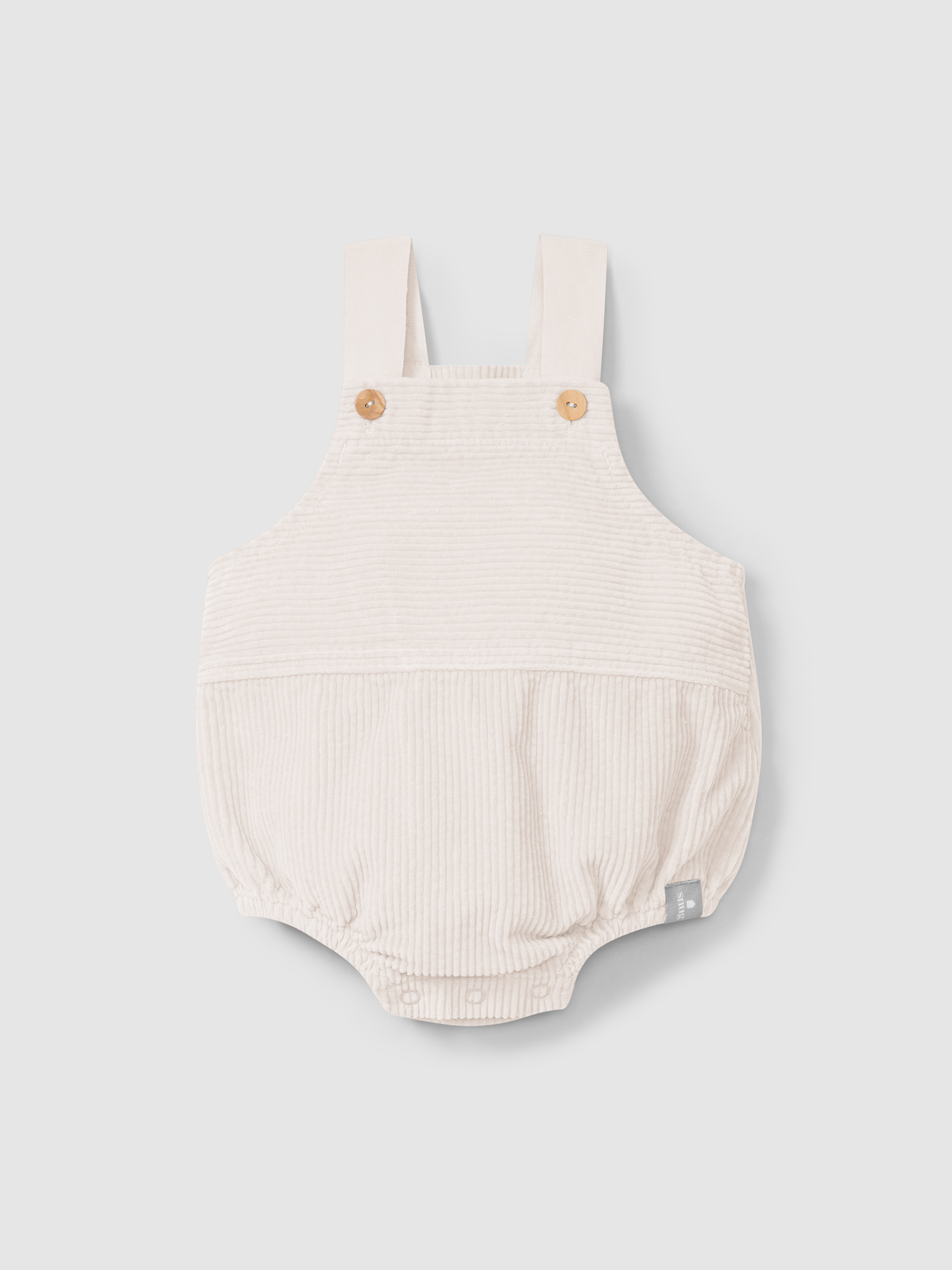 Shortie in organic cotton velvet