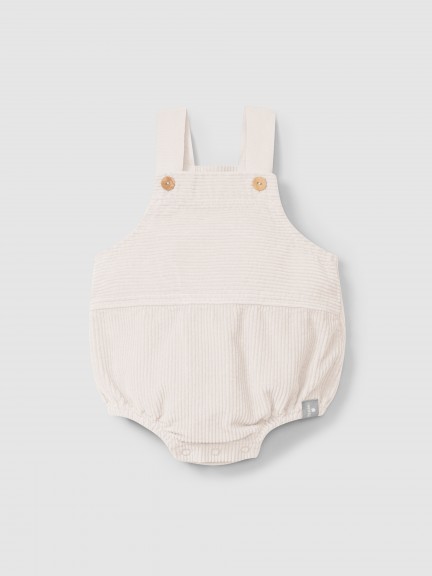Shortie in organic cotton velvet Shortie in organic cotton velvet